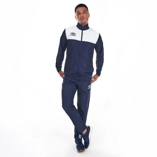 AGASALHO UMBRO BASIC CUT 1041130 MARINHO BRANCO MASCULINO