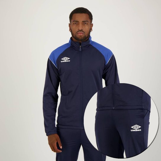 Agasalho Umbro Color Pipe Marinho