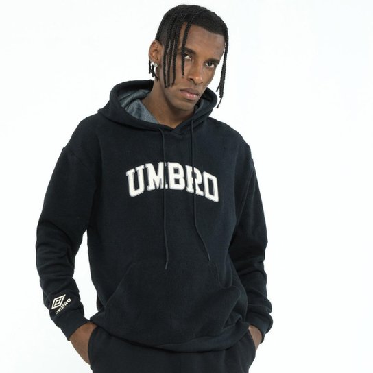 Blusa Moletom Umbro College Concept com Capuz