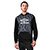 Blusa Moletom Umbro Graphic com Capuz Masculina - Cinza+Preto