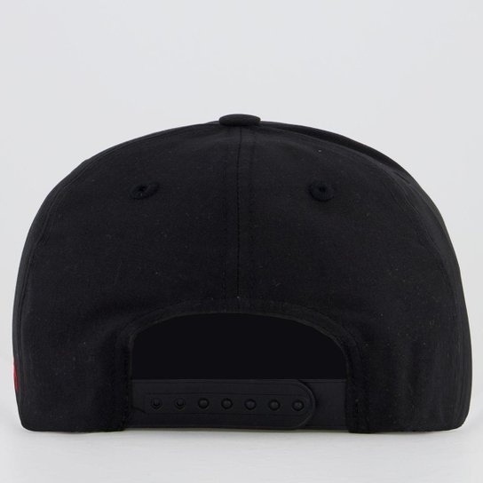 Boné Sport Recife Basic Preto e Vermelho