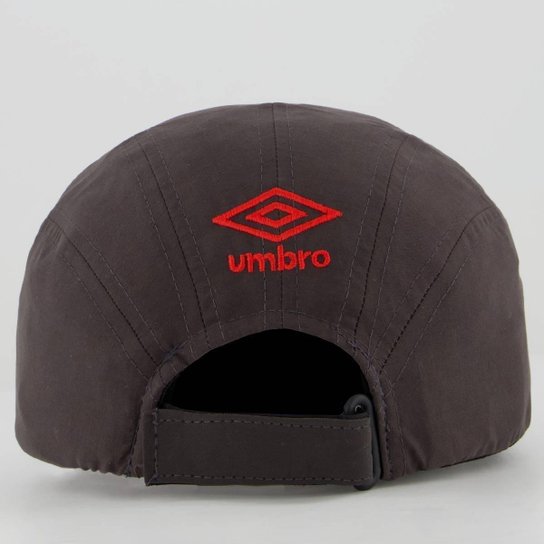 Boné Umbro Sport Recife Treino 2024 Cinza e Vermelho