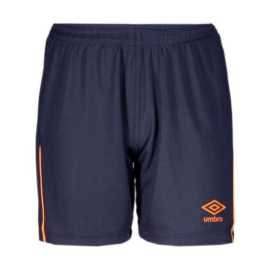 Calção Juvenil Umbro Twr Pipe Marinho/laranja
