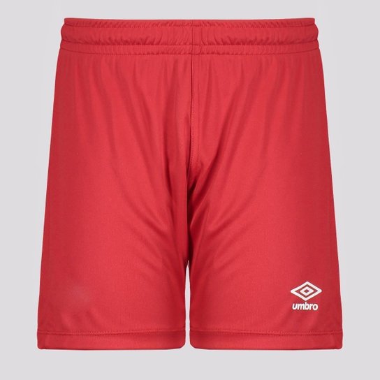 Calção Umbro Legacy Juvenil Vermelho