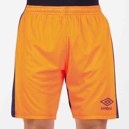 Calção Umbro Raptor Laranja e Marinho