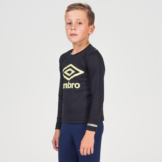 Camisa Ml Juvenil Umbro Basic Uv