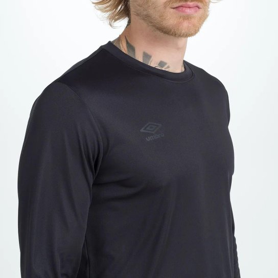 Camisa Ml Masculina Umbro Basic Uv