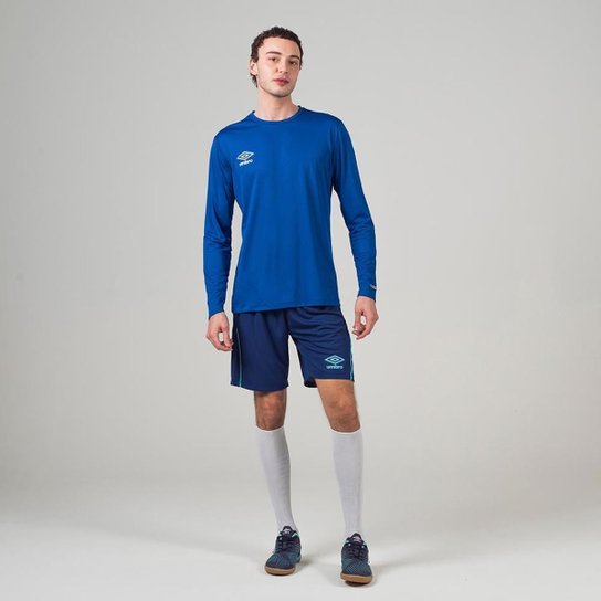 Camisa Ml Masculina Umbro Basic Uv
