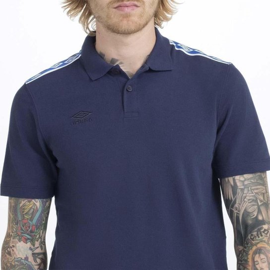 Camisa Pólo Masculina Umbro Essence- Marinho