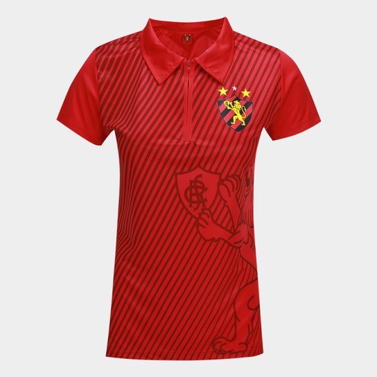 Camisa Polo Sport Recife Lion Feminina