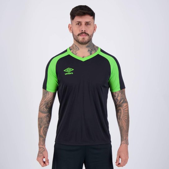 Camisa Umbro Raptor Preto e Verde