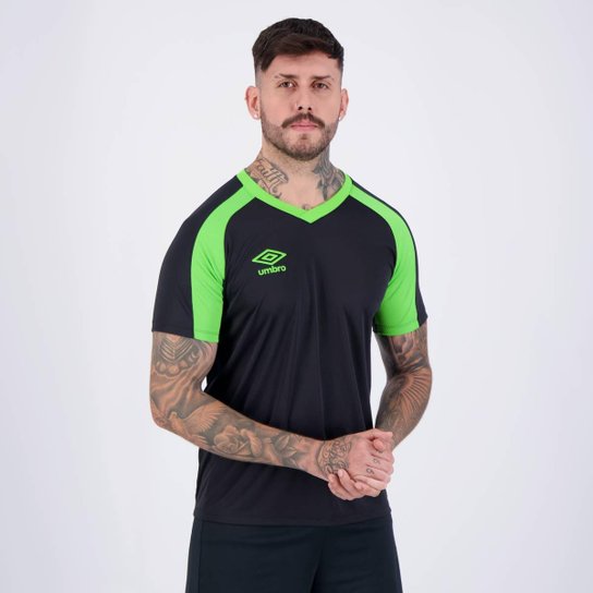 Camisa Umbro Raptor Preto e Verde