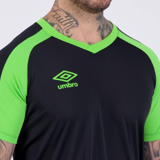 Camisa Umbro Raptor Preto e Verde