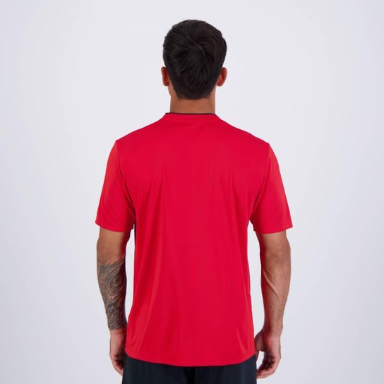 Camisa Umbro Sponsor Vermelha e Preta