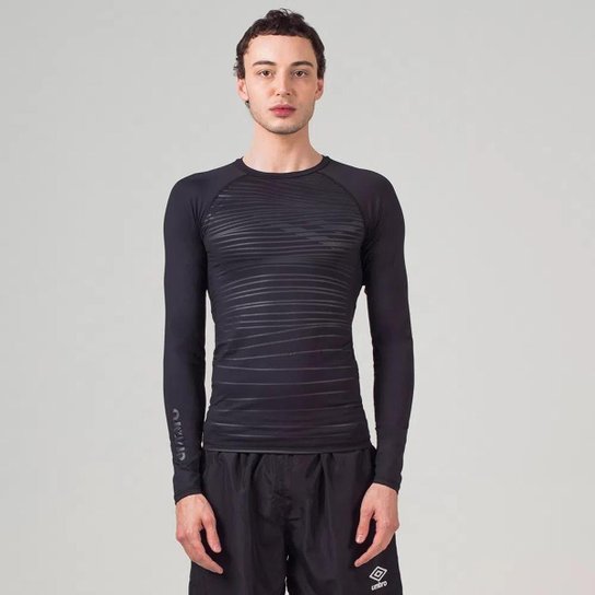 Camisa Umbro Térmica Diamond Pró Manga Longa