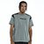 Camiseta Manga Curta Umbro College Motion Masculina - Cinza+Preto