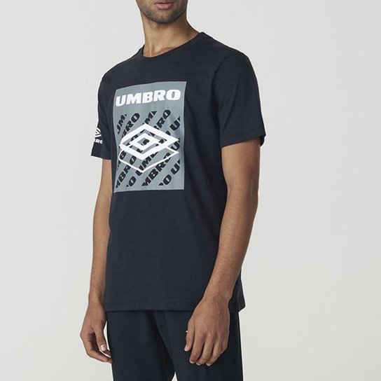 Camiseta Masculina Umbro Authentic Club- Preto