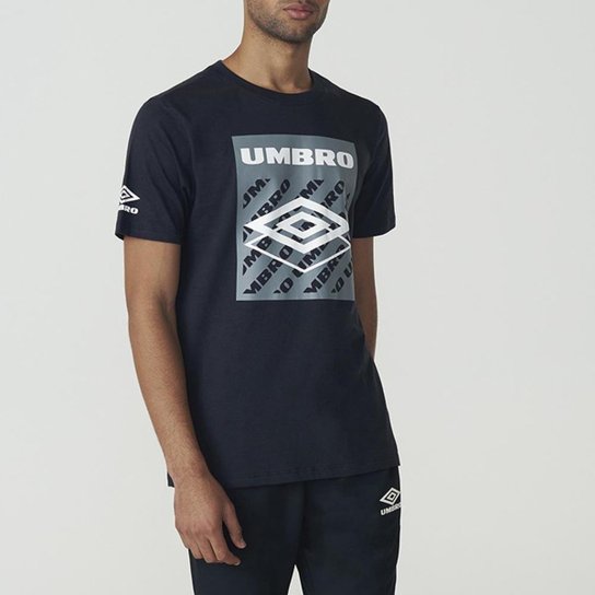 Camiseta Masculina Umbro Authentic Club- Preto