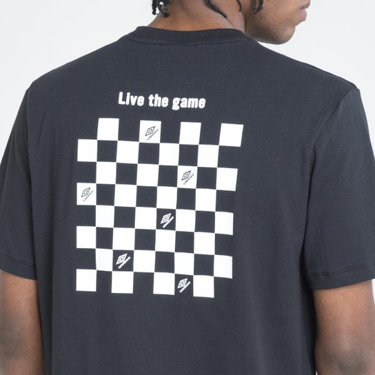 Camiseta Masculina Umbro Chess Waves