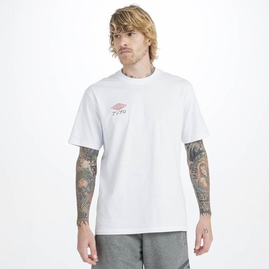 Camiseta Masculina Umbro Player- Branco