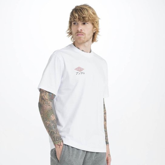 Camiseta Masculina Umbro Player- Branco