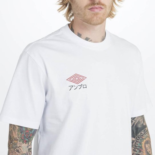 Camiseta Masculina Umbro Player- Branco