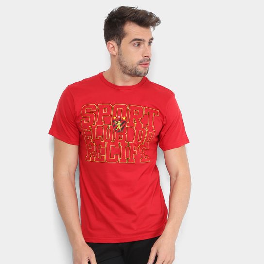 Camiseta Sport Recife Double Contour Masculina
