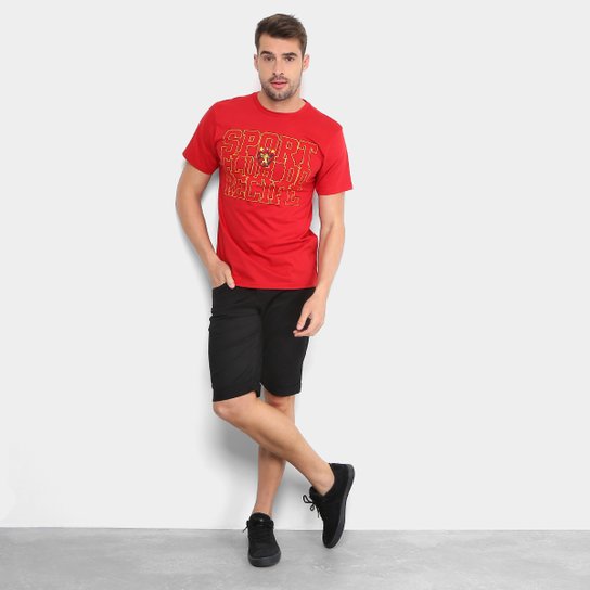Camiseta Sport Recife Double Contour Masculina