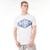 Camiseta  Umbro Heritage Masculina - Azul+Off White