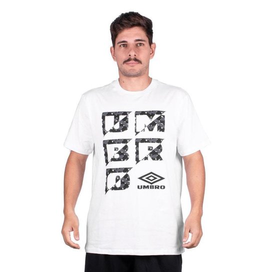 Camiseta Umbro Large Duo Camouflage Branco