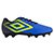 Chuteira Campo Juvenil Umbro Warskin Unissex - Azul+limão