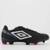 Chuteira Campo Umbro Adamant Master Class Club Unissex - Preto+Cinza