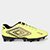 Chuteira Campo Umbro Arcade Unissex - Verde Limão+Preto