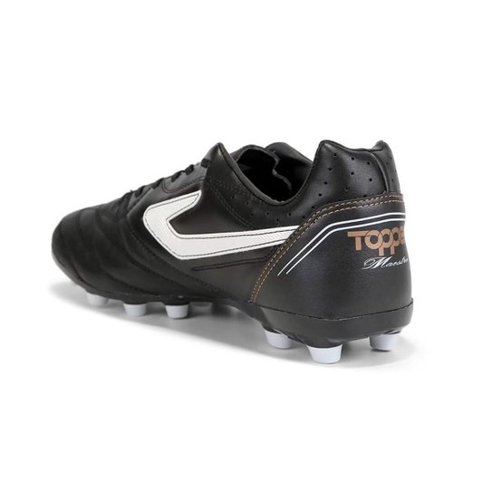 Chuteira de Couro Campo Topper Maestro Pro IV