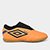 Chuteira Futsal Infantil Umbro Sense Unissex - Laranja+Preto