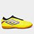 Chuteira Futsal Infantil Umbro Sense Unissex - Verde Limão+Preto