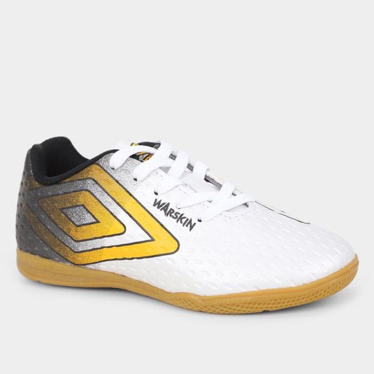 Chuteira Futsal Juvenil Umbro Warskin Unissex