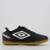 Chuteira Futsal Salão Infantil Umbro Class - Preto+Branco