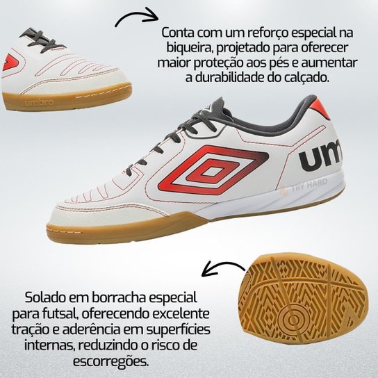 Chuteira Futsal Umbro Class+ Plus