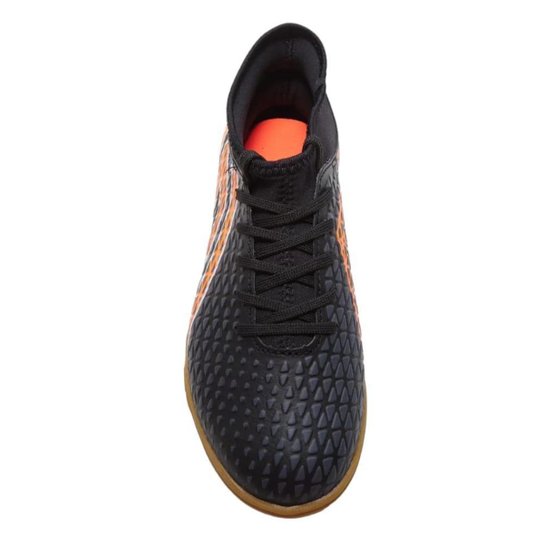 Chuteira Futsal Umbro Mutant Jr - Preto/Laranja/Branco