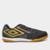 Chuteira Futsal Umbro Pró 5 Bump Club Unissex - Preto+Dourado