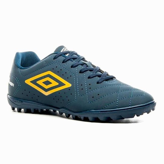 Chuteira Masculina Societ Gramado Sintético Neo Striker Umbro U01fb002011 Marinho/Dourado 43