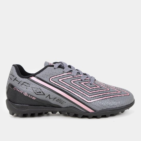 Chuteira Society Juvenil Umbro Chrome Unissex