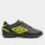 Chuteira Society Juvenil Umbro Class 2.2 - Preto+Limão