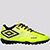 Chuteira Society Juvenil Umbro Ultraskin - Verde Limão+Preto