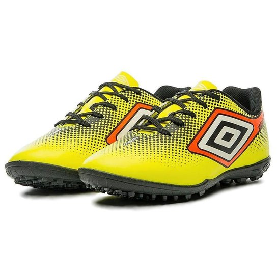 Chuteira Society Laminada Fluorescente Durável Umbro Cannon