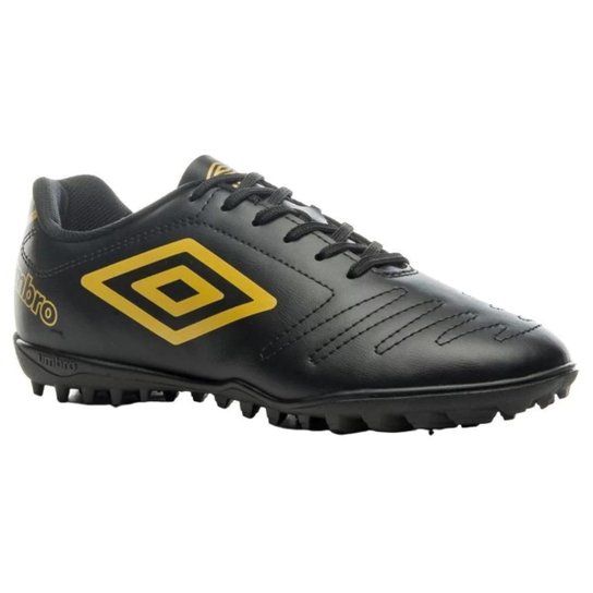 Chuteira Society Umbro Class 42 Masculino - Preto e Dourado