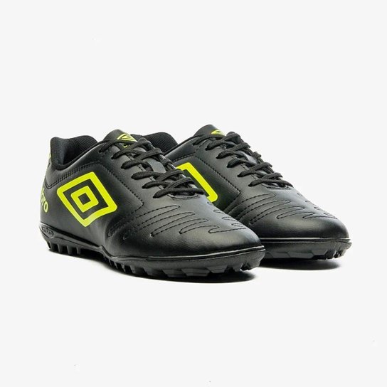 Chuteira Society Umbro Class 42 Masculino - Preto e Dourado