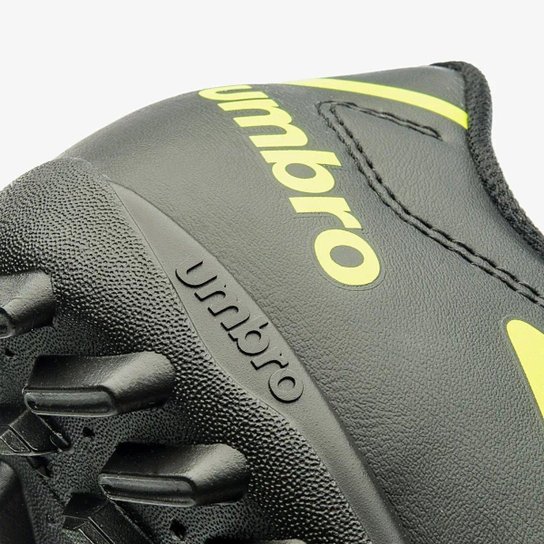 Chuteira Society Umbro Class 42 Masculino - Preto e Dourado