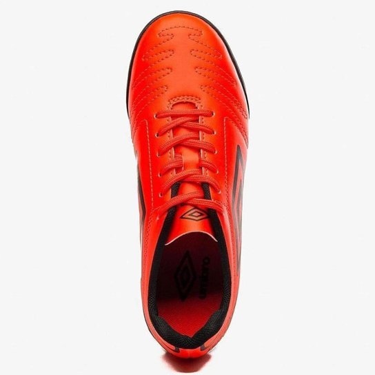 Chuteira Society Umbro Class Fiery Masculina - Coral - 44